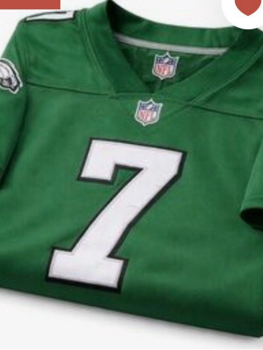 Men’s Philadelphia Eagles Haason Reddick Kelly Green Jersey Size Large